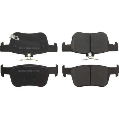 Centric Parts Disc Brake Pad Set Posi Quiet Ceramic with Shims for 2018-2020 Honda Accord, 2020-2021 Civic, 2019-2022 Insight 105.60330