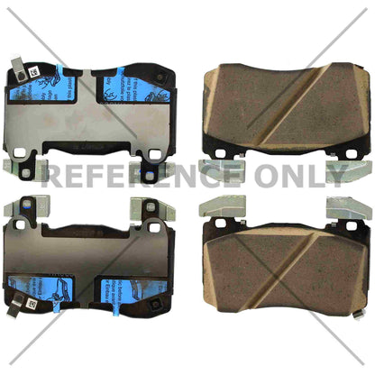 Centric Parts Disc Brake Pad Set Posi Quiet Ceramic with Shims for 2022-2019 Kia Stinger 2022-2018 Genesis G70 105.60420
