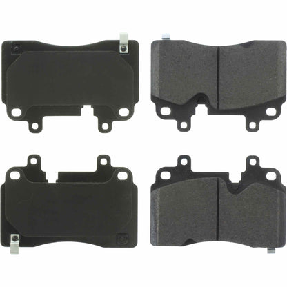 Centric Parts Disc Brake Pad Set Posi Quiet Ceramic with Shimmed for 2019 Cadillac CT6 2020-2021 Chevrolet Corvette 105.60800