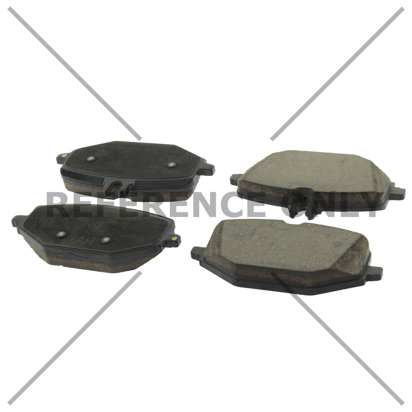 Centric Parts Disc Brake Pad Set Posi Quiet Ceramic with Shims and Hardware for 2021-2022 Mercedes-Benz GLE63 AMG GLE350 GLE450 GLE580 GLS450 GLS580 105.61000