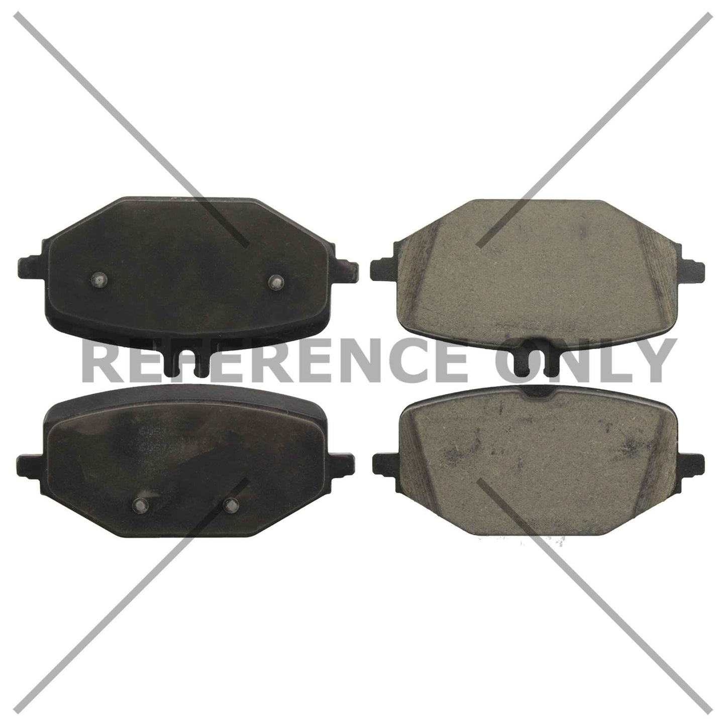 Centric Parts Disc Brake Pad Set Posi Quiet Ceramic with Shims and Hardware for 2021-2022 Mercedes-Benz GLE63 AMG GLE350 GLE450 GLE580 GLS450 GLS580 105.61000