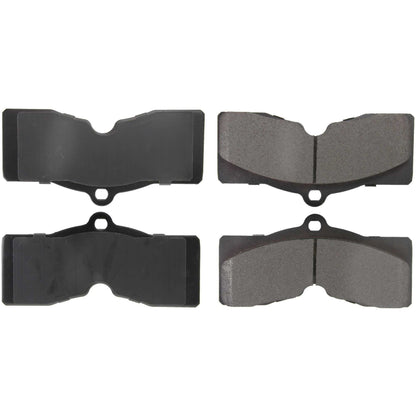 Centric Parts Disc Brake Pad Set Posi Quiet Extended Wear with Shims and Hardware for Chevrolet Camaro 1969 Corvette 1982-1963 106.00080