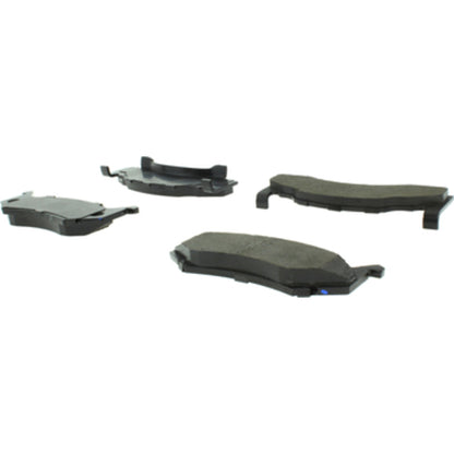 Centric Parts Disc Brake Pad Set Posi Quiet Extended Wear with Shims and Hardware for 1975-1974 Chrysler Imperial 106.01230