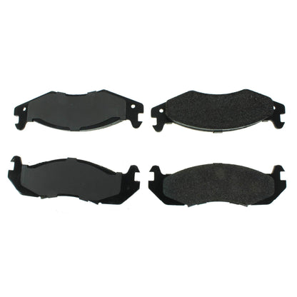 Centric Parts Disc Brake Pad Set Posi Quiet Extended Wear with Shims and Hardware for 1983-1994 American Motors & Jeep Models 106.02030