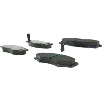 Centric Parts Disc Brake Pad Set Posi Quiet Extended Wear with Shims and Hardware for 1990-1997 Infiniti, Nissan, Honda