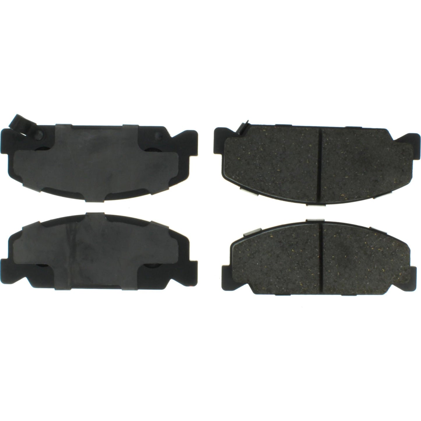 Centric Parts Disc Brake Pad Set Posi Quiet Extended Wear with Shims and Hardware for 1985-1993 Honda Civic, Accord 106.02730