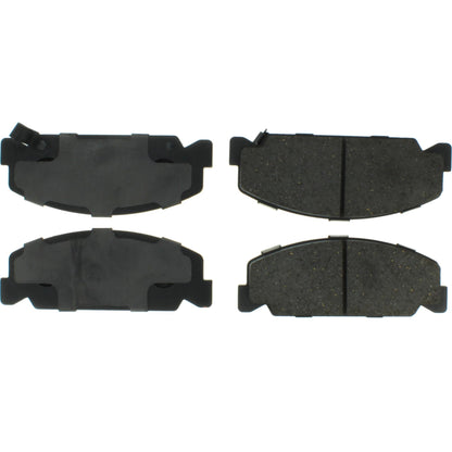Centric Parts Disc Brake Pad Set Posi Quiet Extended Wear with Shims and Hardware for 1985-1993 Honda Civic, Accord 106.02730