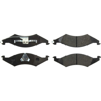 Centric Parts Disc Brake Pad Set Extended Wear with Posi Quiet for 1992-1986 Ford Taurus 106.03240
