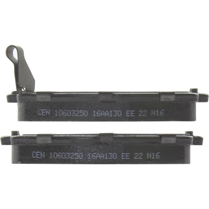 Centric Parts Disc Brake Pad Set Posi Quiet Extended Wear with Shims and Hardware for 1988-1999 Lexus ES250/ES300 RX300 Toyota Camry Celica Solara 106.03250