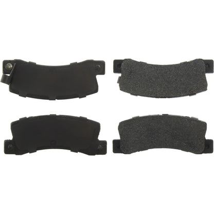 Centric Parts Disc Brake Pad Set Posi Quiet Extended Wear with Shims and Hardware for 1988-1999 Lexus ES250/ES300 RX300 Toyota Camry Celica Solara 106.03250