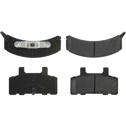 Centric Parts Disc Brake Pad Set Posi Quiet Extended Wear with Shims and Hardware for 1991-1988 Chevrolet C1500 106.03680