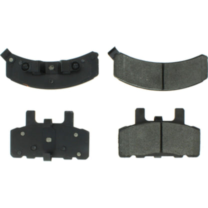 Centric Parts Disc Brake Pad Set Posi Quiet Extended Wear with Shims and Hardware for 1990-2002 Chevrolet 106.03690