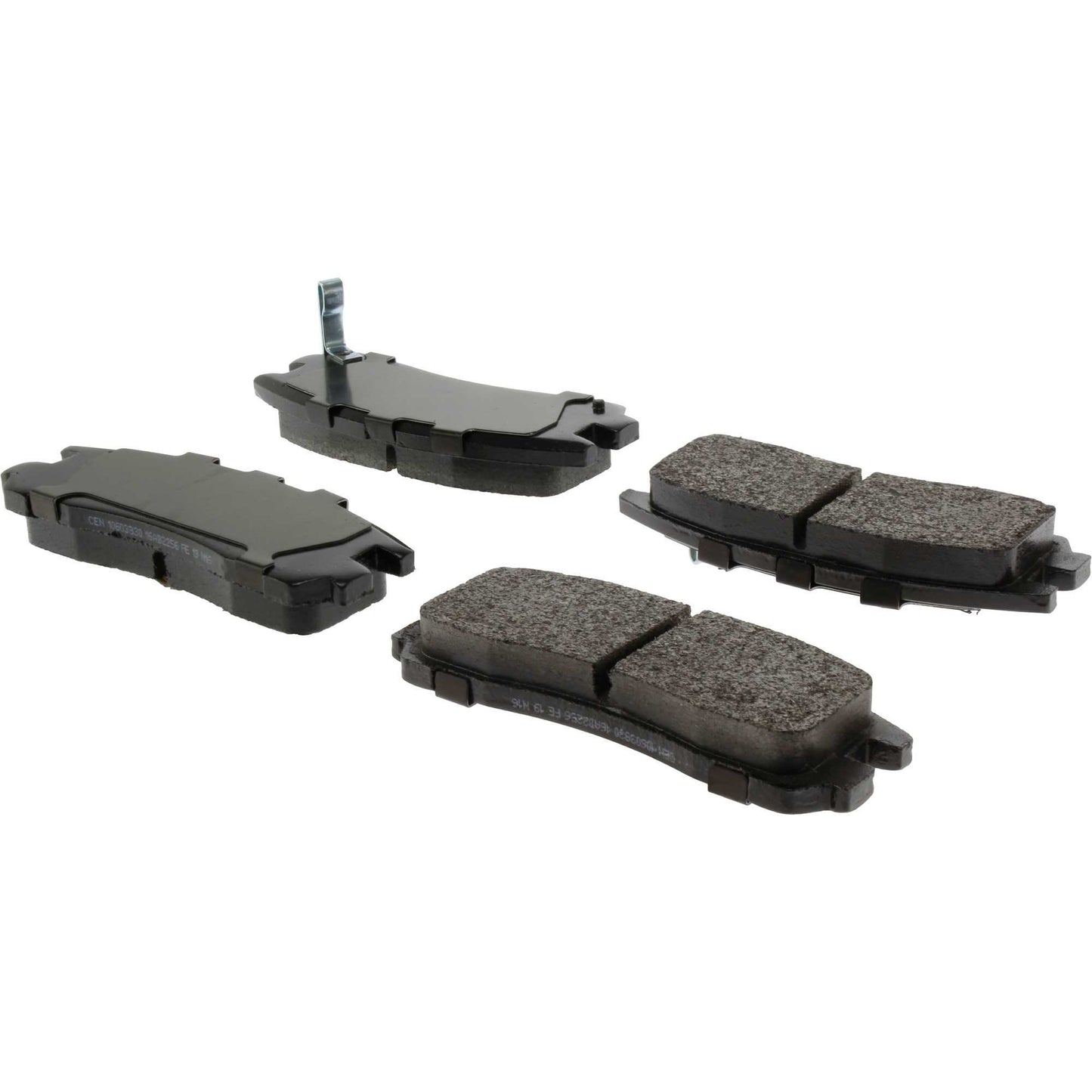 Centric Parts Disc Brake Pad Set Posi Quiet Extended Wear with Shims and Hardware for 2005-1995 Chrysler Sebring 106.03830