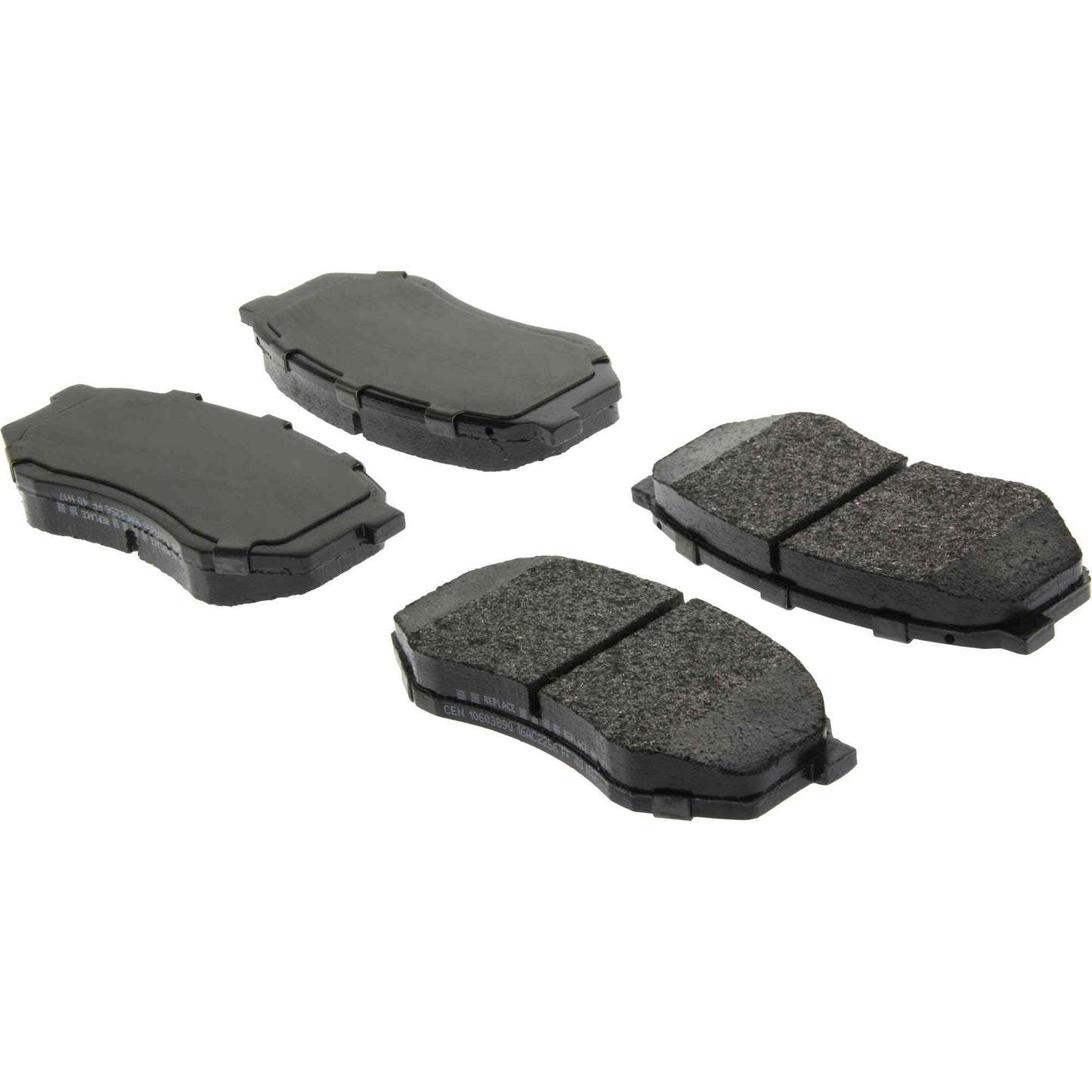 Centric Parts Disc Brake Pad Set Posi Quiet Extended Wear with Shims and Hardware for 1989-1987 Chrysler Conquest, 1991-1988 Mazda 929 106.03890