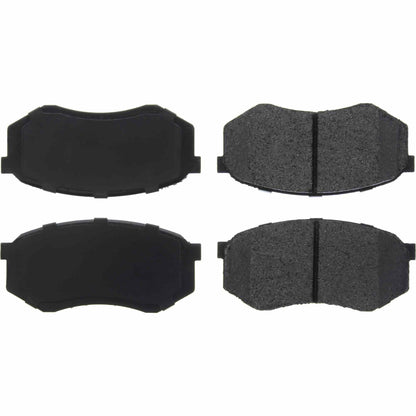 Centric Parts Disc Brake Pad Set Posi Quiet Extended Wear with Shims and Hardware for 1989-1987 Chrysler Conquest, 1991-1988 Mazda 929 106.03890