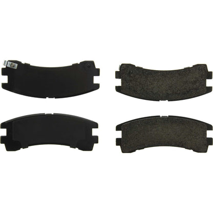 Centric Parts Disc Brake Pad Set Posi Quiet Extended Wear with Shims and Hardware for 1988-1995 Nissan Pathfinder 106.04010