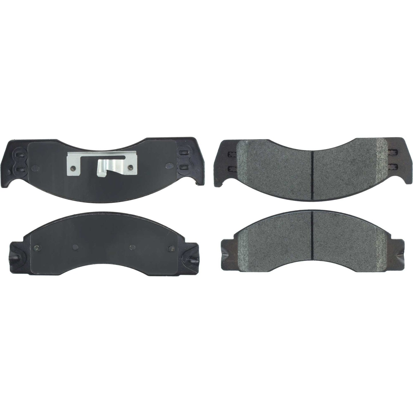 Centric Parts Disc Brake Pad Set Posi Quiet Extended Wear with Shims and Hardware for Ford E-450 Econoline Super Duty 2002-2000 106.04110