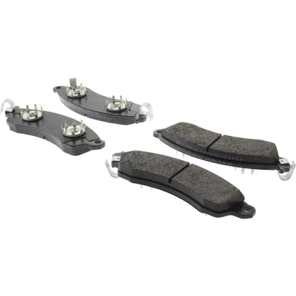 Centric Parts Disc Brake Pad Set Posi Quiet Extended Wear with Shims for 1992-2004 Chevrolet Camaro Corvette Ford Mustang Pontiac Firebird