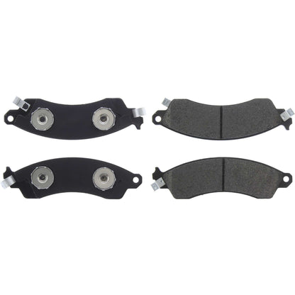 Centric Parts Disc Brake Pad Set Posi Quiet Extended Wear with Shims for 1992-2004 Chevrolet Camaro Corvette Ford Mustang Pontiac Firebird