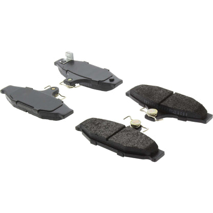 Centric Parts Disc Brake Pad Set Posi Quiet Extended Wear with Shims and Hardware for 1997-1985 Chevrolet Camaro, 1996-1988 Corvette, 1997-1988 Pontiac Firebird 106.04130