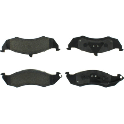 Centric Parts Disc Brake Pad Set Posi Quiet Extended Wear with Shims and Hardware for 1985-1995 Ford Cougar Thunderbird Mercury Cougar 106.04170