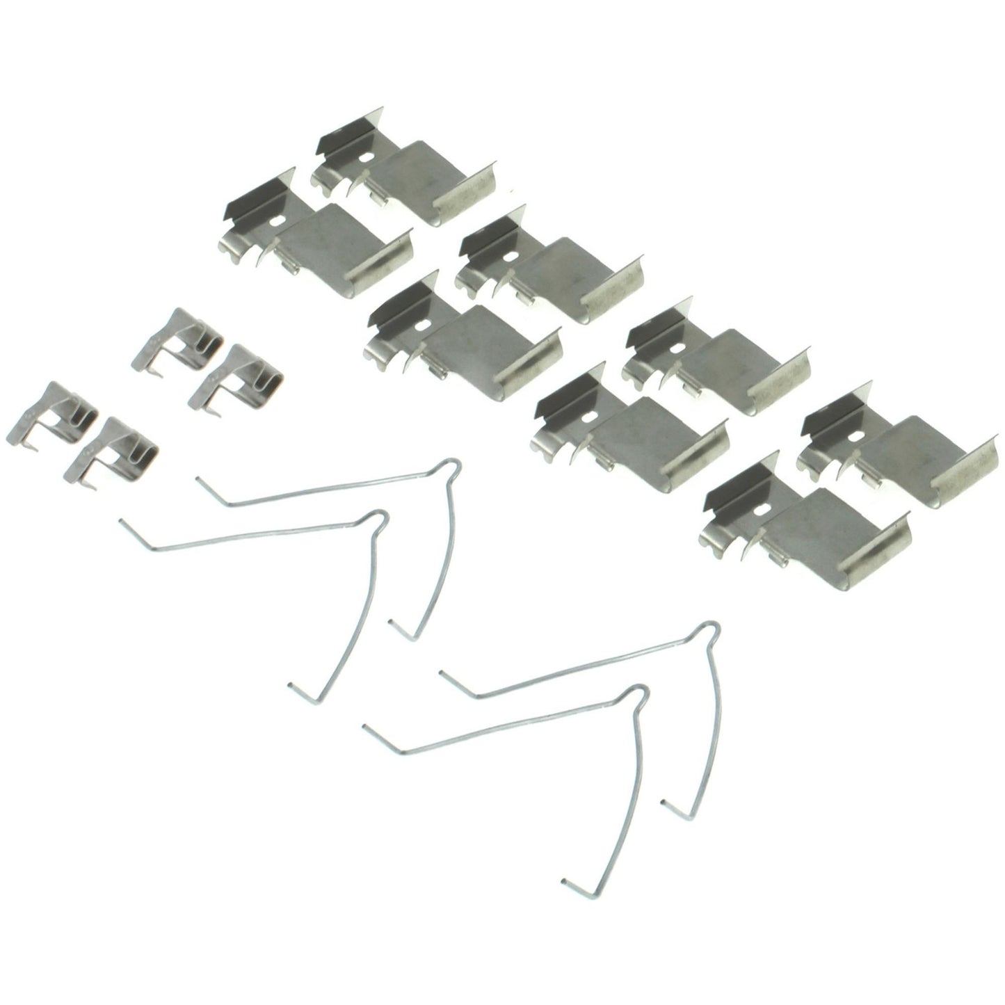 Centric Parts Disc Brake Pad Set Posi Quiet Extended Wear with Shims and Hardware for Mitsubishi Fuso FE 1995-1989 Toyota Tacoma 2004-1995 106.04330