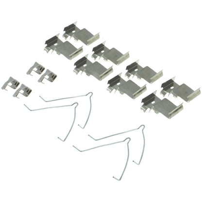 Centric Parts Disc Brake Pad Set Posi Quiet Extended Wear with Shims and Hardware for Mitsubishi Fuso FE 1995-1989 Toyota Tacoma 2004-1995 106.04330