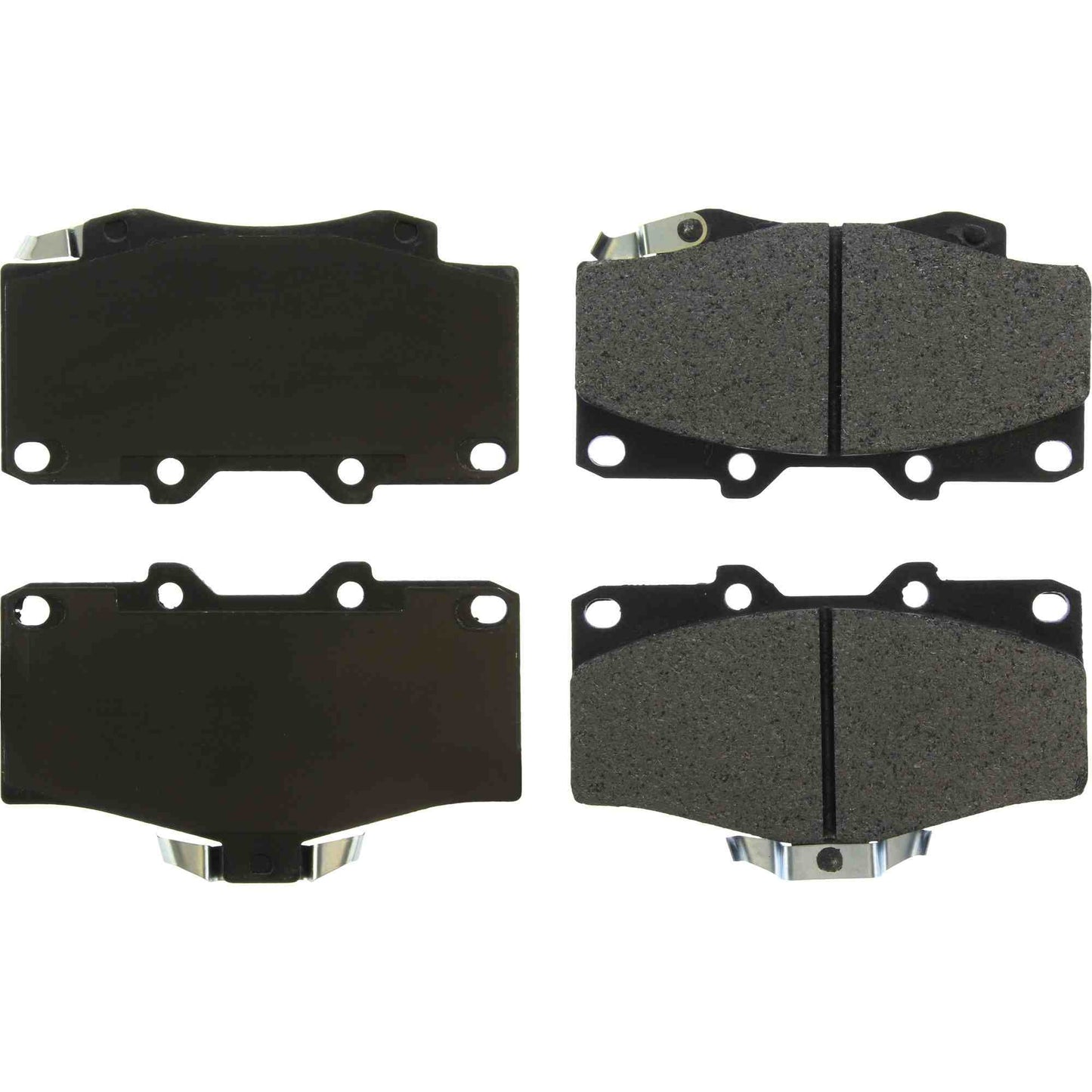 Centric Parts Disc Brake Pad Set Posi Quiet Extended Wear with Shims and Hardware for 2002-1996 Toyota 4Runner 2009-2004 Hilux 2004-1995 Tacoma 106.04360