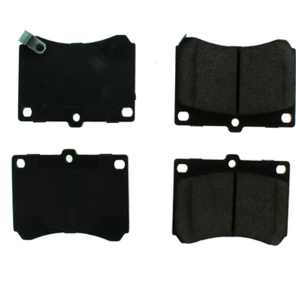Centric Parts Disc Brake Pad Set Posi Quiet Extended Wear with Shims and Hardware for 1991-2003 Ford Escort 106.04730