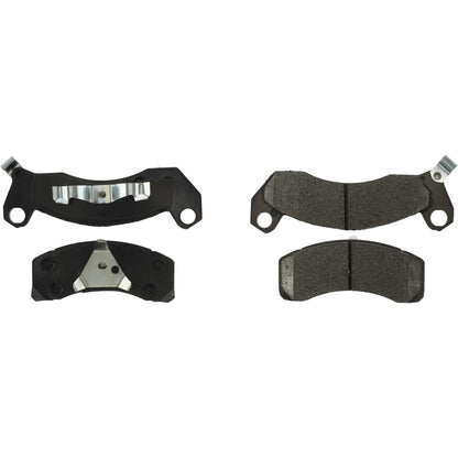 Centric Parts Disc Brake Pad Set Posi Quiet Extended Wear with Shims and Hardware for Ford Country Squire 1987-1989 106.04990