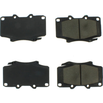 Centric Parts Disc Brake Pad Set Posi Quiet Extended Wear with Shims and Hardware for 1997-1996 Lexus LX450 1997-1993 Toyota Land Cruiser 106.05020