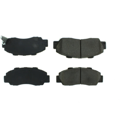 Centric Parts Disc Brake Pad Set Posi Quiet Extended Wear with Shims and Hardware for 1995-2002 Honda/Acura