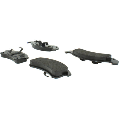 Centric Parts Disc Brake Pad Set Posi Quiet Extended Wear with Shims and Hardware for 1991-1993 Buick LeSabre