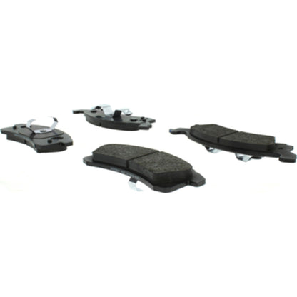 Centric Parts Disc Brake Pad Set with Semi-Metallic Friction for 100% Scorched, 100% Shimmed Heavy Duty Applications 106.05060