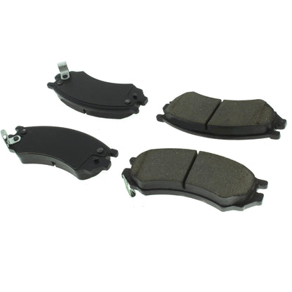 Centric Parts Disc Brake Pad Set Posi Quiet Extended Wear with Shims and Hardware for Saturn SC 1992-1991, SC1 2002-1993, SC2 2002-1993, SL 2002-1991, SL1 2002-1991, SL2 2002-1991, SW1 1999-1993, SW2 2001-1993 106.05070