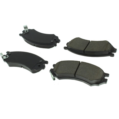 Centric Parts Disc Brake Pad Set Posi Quiet Extended Wear with Shims and Hardware for Saturn SC 1992-1991, SC1 2002-1993, SC2 2002-1993, SL 2002-1991, SL1 2002-1991, SL2 2002-1991, SW1 1999-1993, SW2 2001-1993 106.05070