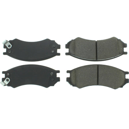 Centric Parts Disc Brake Pad Set Posi Quiet Extended Wear with Shims and Hardware for Saturn SC 1992-1991, SC1 2002-1993, SC2 2002-1993, SL 2002-1991, SL1 2002-1991, SL2 2002-1991, SW1 1999-1993, SW2 2001-1993 106.05070
