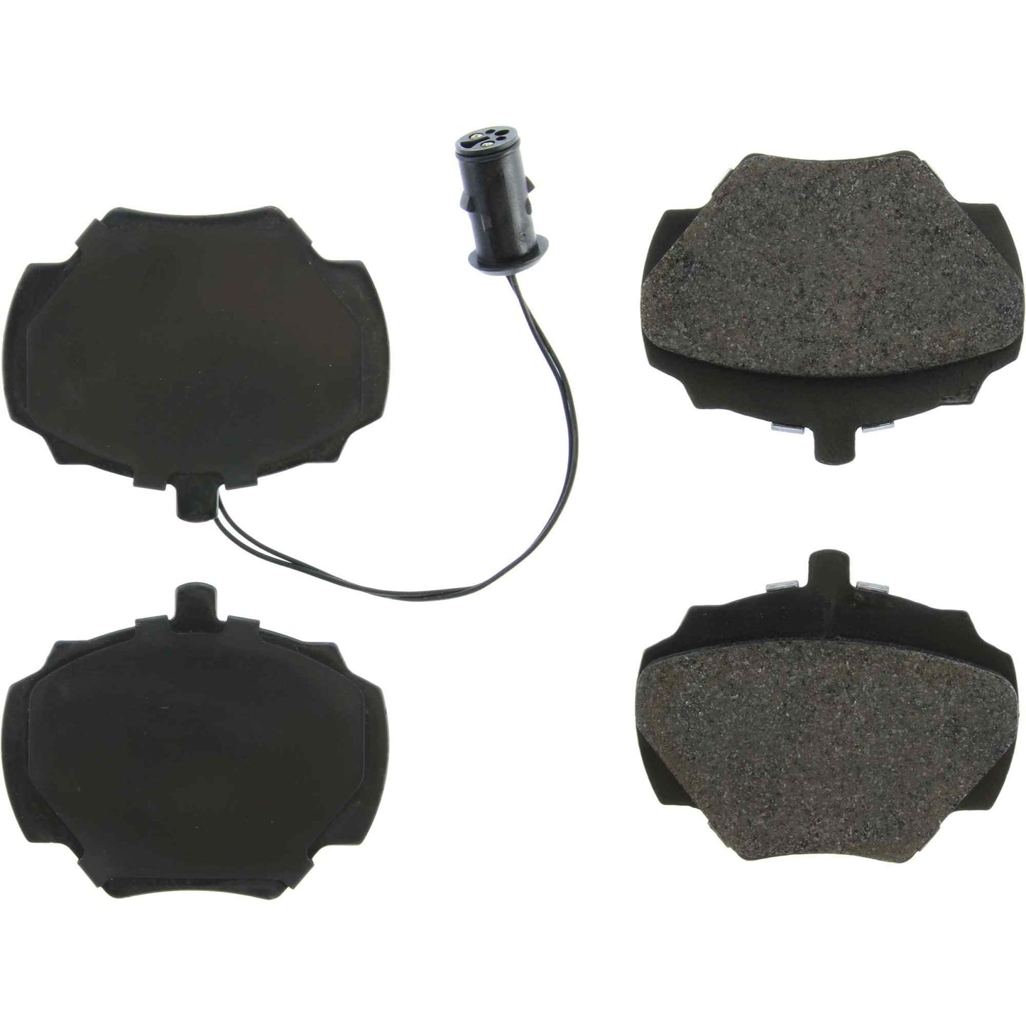 Centric Parts Disc Brake Pad Set Posi Quiet Extended Wear with Shims and Hardware for 1987-1995 Land Rover Range Rover 106.05180