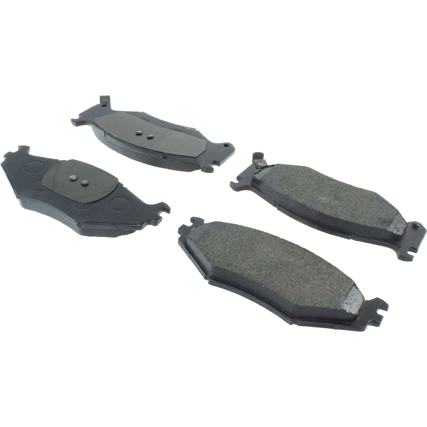 Centric Parts Disc Brake Pad Set Long Wearing Semi-Metallic with 100% Scorched and Shimmed for Noise Elimination