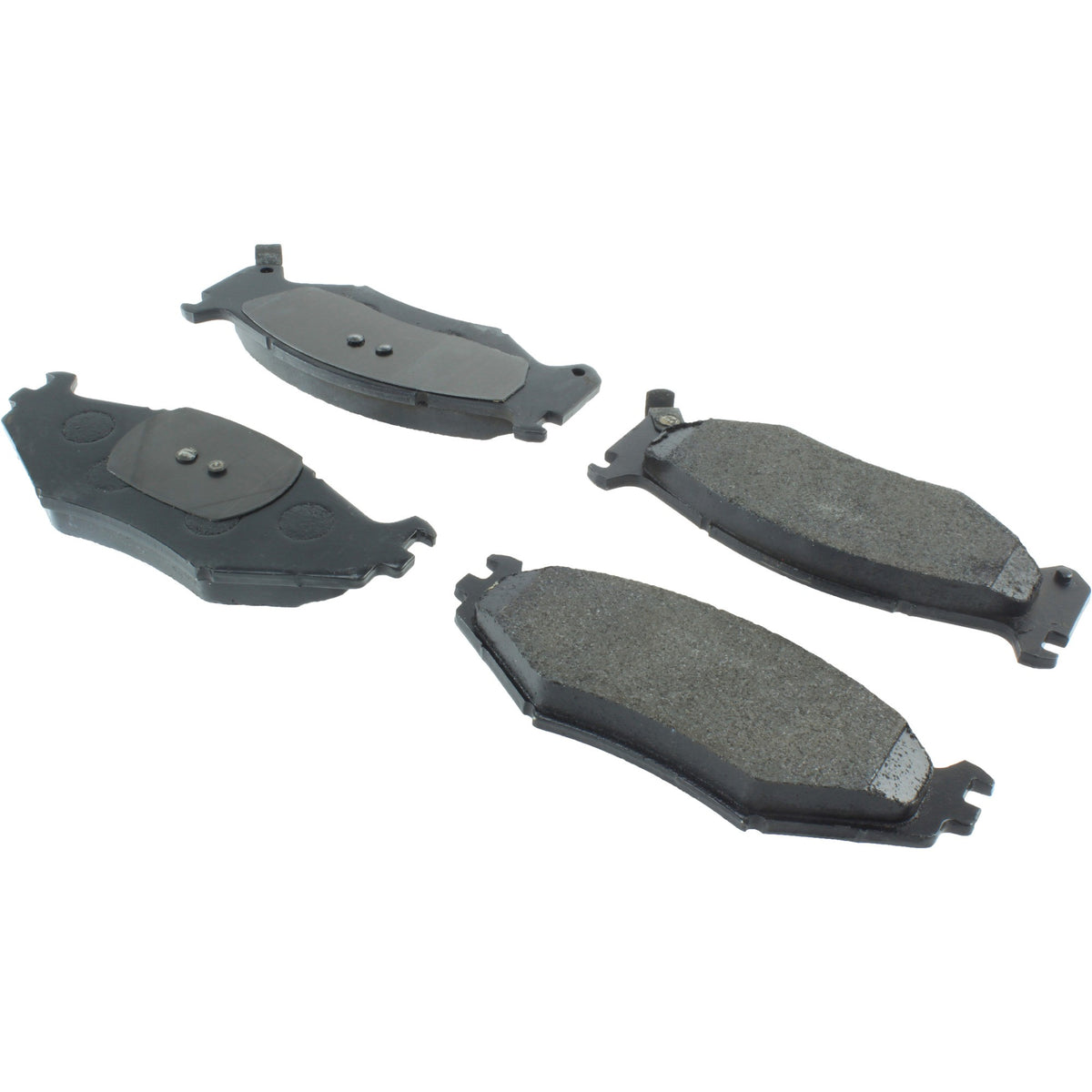 Centric Parts Disc Brake Pad Set Long Wearing Semi-Metallic with 100% Scorched and Shimmed for Noise Elimination