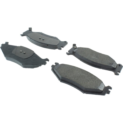 Centric Parts Disc Brake Pad Set Long Wearing Semi-Metallic with 100% Scorched and Shimmed for Noise Elimination