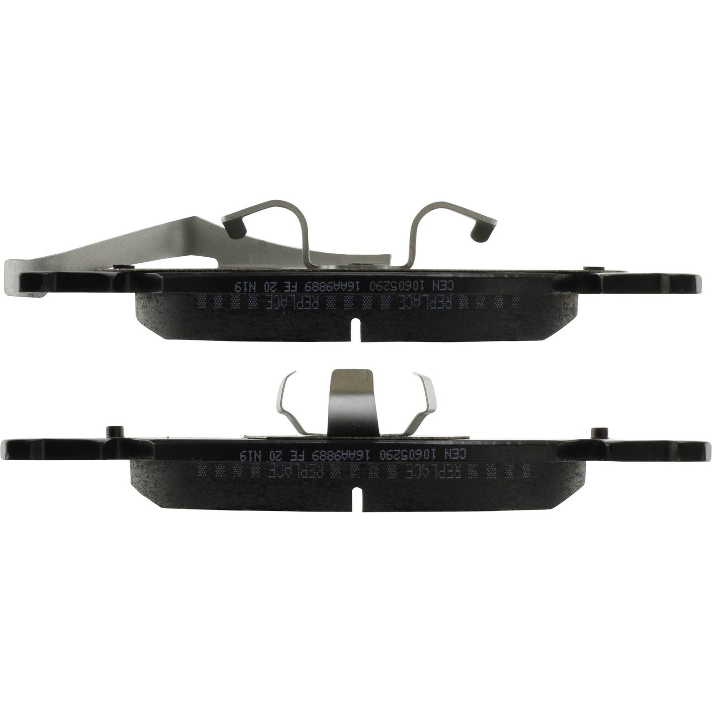 Centric Parts Disc Brake Pad Set Long Wearing Semi-Metallic with Noise and Vibration Elimination for Heavy Duty Applications 106.05290