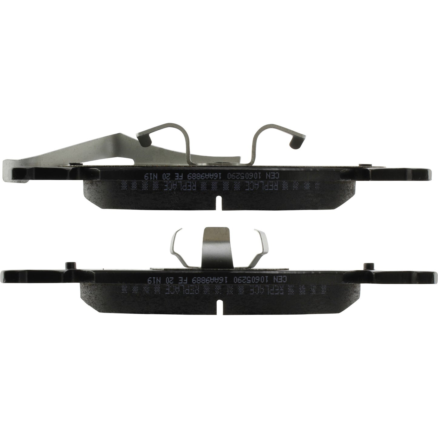 Centric Parts Disc Brake Pad Set Long Wearing Semi-Metallic with Noise and Vibration Elimination for Heavy Duty Applications 106.05290