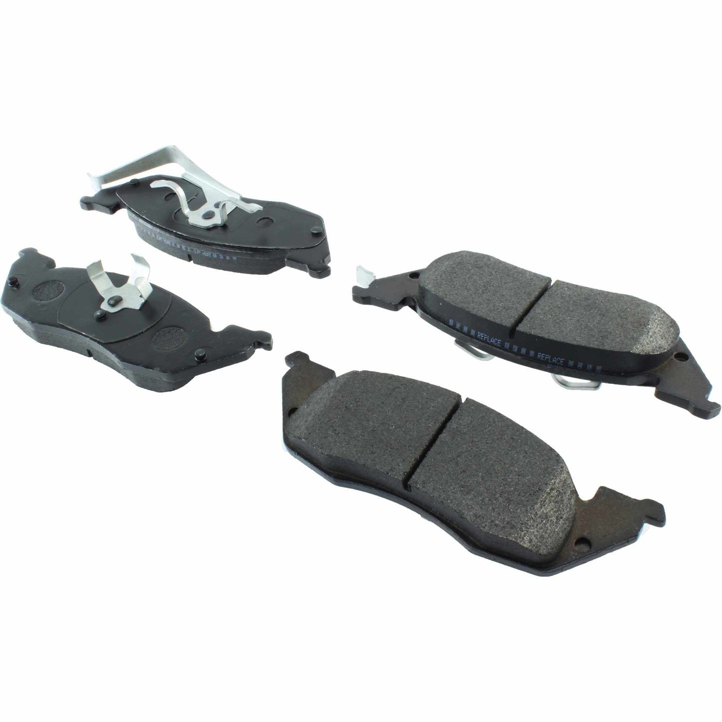 Centric Parts Disc Brake Pad Set Long wearing Semi-Metallic friction formula with Posi Quiet for heavy duty applications 106.05291