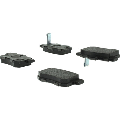 Centric Parts Disc Brake Pad Set Long Wearing Semi-Metallic with Posi Quiet for 100% Scorched and Shimmed Heavy Duty Applications 106.05372