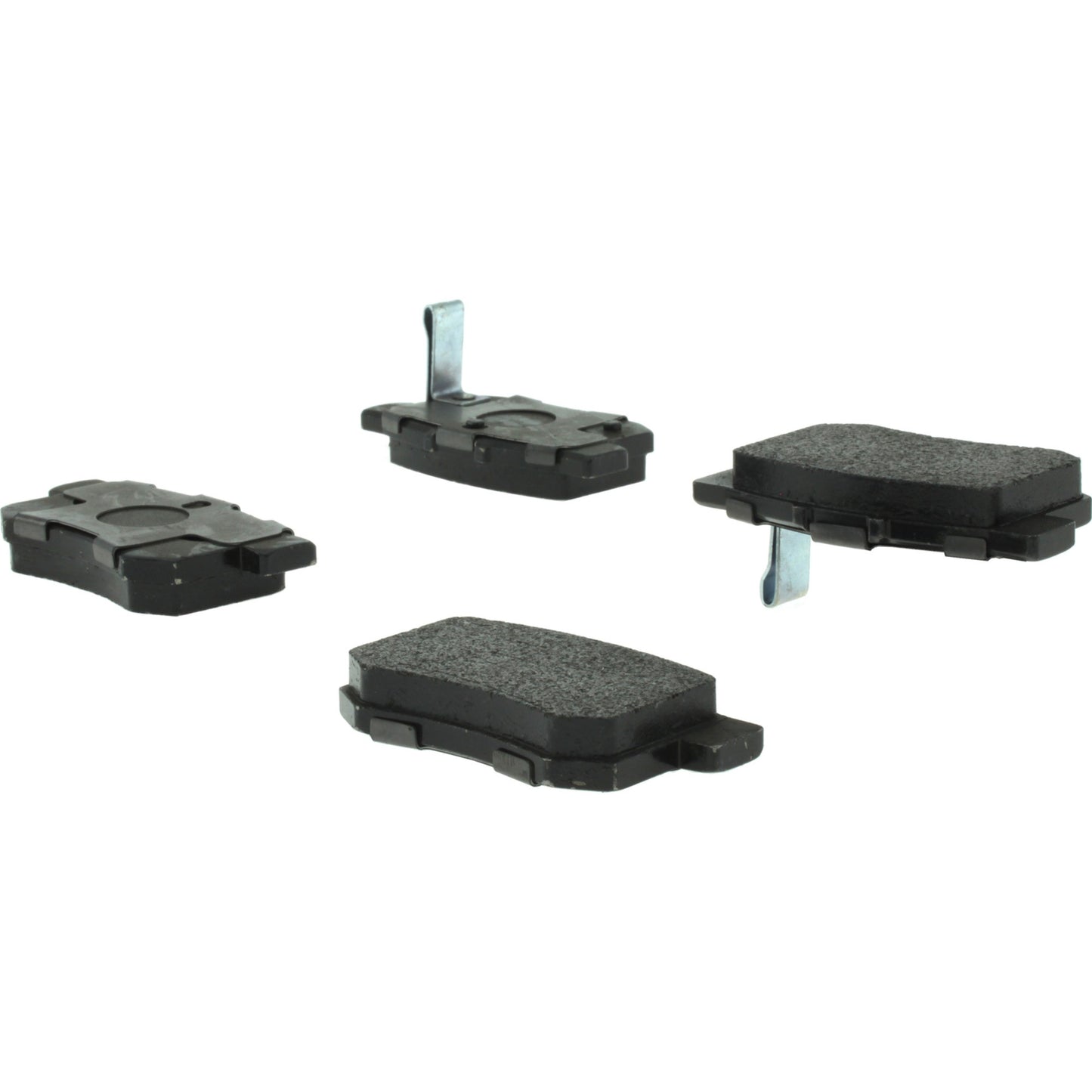 Centric Parts Disc Brake Pad Set Long Wearing Semi-Metallic with Posi Quiet for 100% Scorched and Shimmed Heavy Duty Applications 106.05372