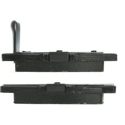 Centric Parts Disc Brake Pad Set Long Wearing Semi-Metallic with Posi Quiet for 100% Scorched and Shimmed Heavy Duty Applications 106.05372