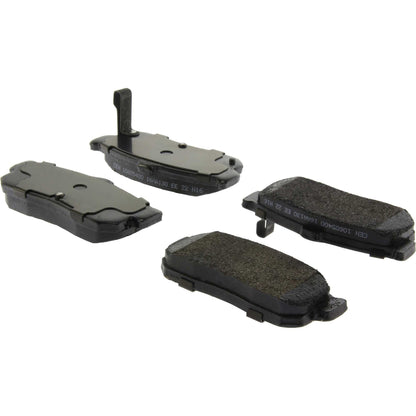 Centric Parts Disc Brake Pad Set Long wearing Semi-Metallic friction formula with 100% shimmed and scorched for easy bed-in 106.05400