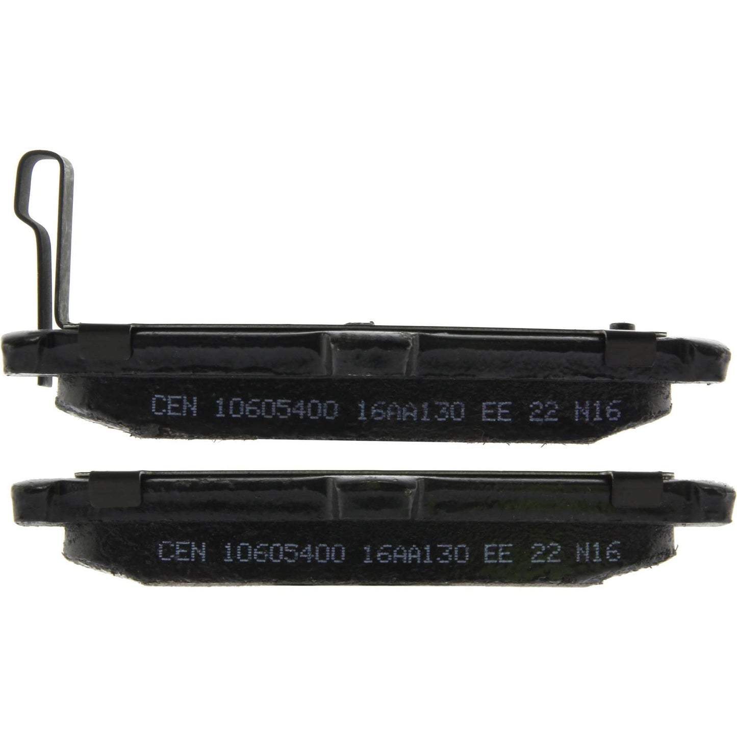 Centric Parts Disc Brake Pad Set Long wearing Semi-Metallic friction formula with 100% shimmed and scorched for easy bed-in 106.05400