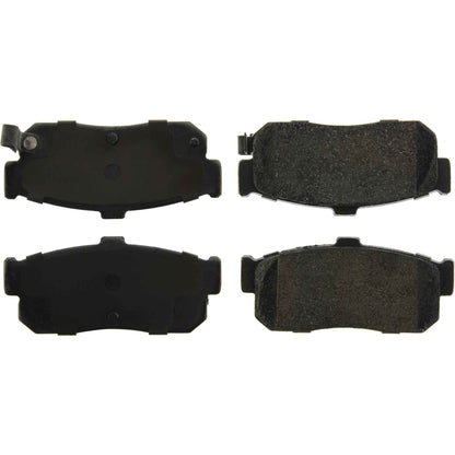 Centric Parts Disc Brake Pad Set Long wearing Semi-Metallic friction formula with 100% shimmed and scorched for easy bed-in 106.05400